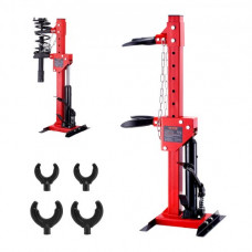 VEVOR Kit de Compresor de Resorte de Amortiguador para Automóvil Fuerza de Compresión 1T Carrera 320mm Tensor de Resorte Cilindro Hidráulico 4,5T Operación con Pie para Desmontar Resorte de Suspensión