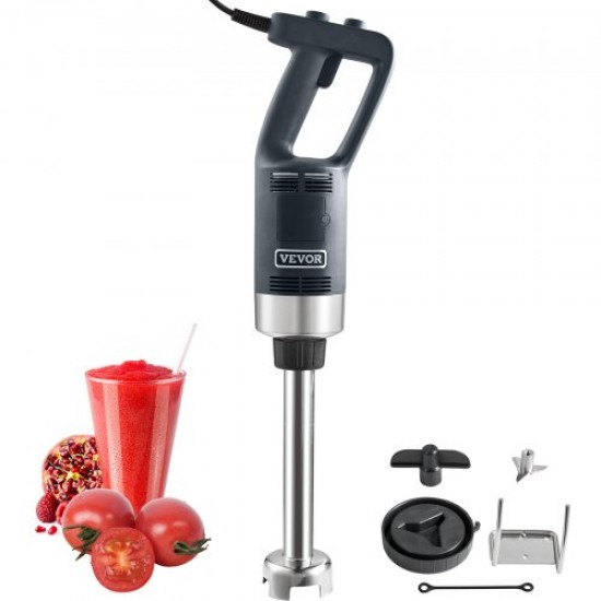 Comprar Batidora de Mano 500 W 660 mm Licuadora de Inmersión Comercial de Alta Resistencia Velocidad Variable Hoja de Acero Inoxidable Batidora Portátil Versátil para Sopa Batido Puré Comida para Bebés