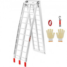 VEVOR Rampa de aluminio 750 LBS Rampas de carga plegables para camionetas Cama 1 pieza