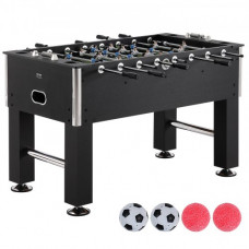 VEVOR Mesa de futbolín, mesa de futbolín de tamaño estándar de 55 pulgadas, mesa de futbolín de tamaño completo para interiores para hogar, familia y sala de juegos, incluye 4 bolas y 4 portavasos